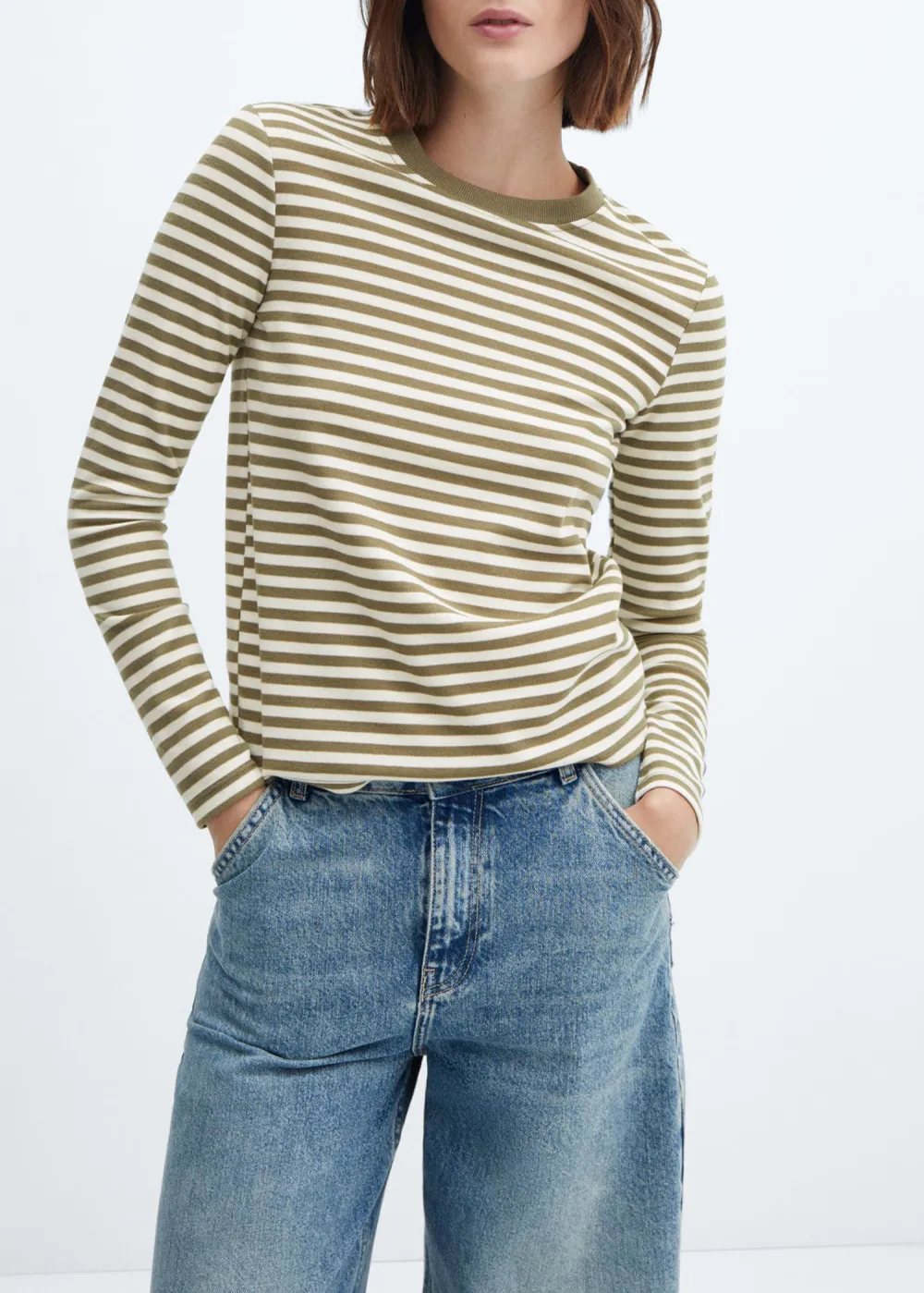 Striped long sleeves t-shirt