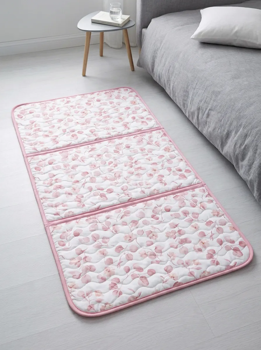 Summer Cooling Floral Leaf Pattern Cooling Mat