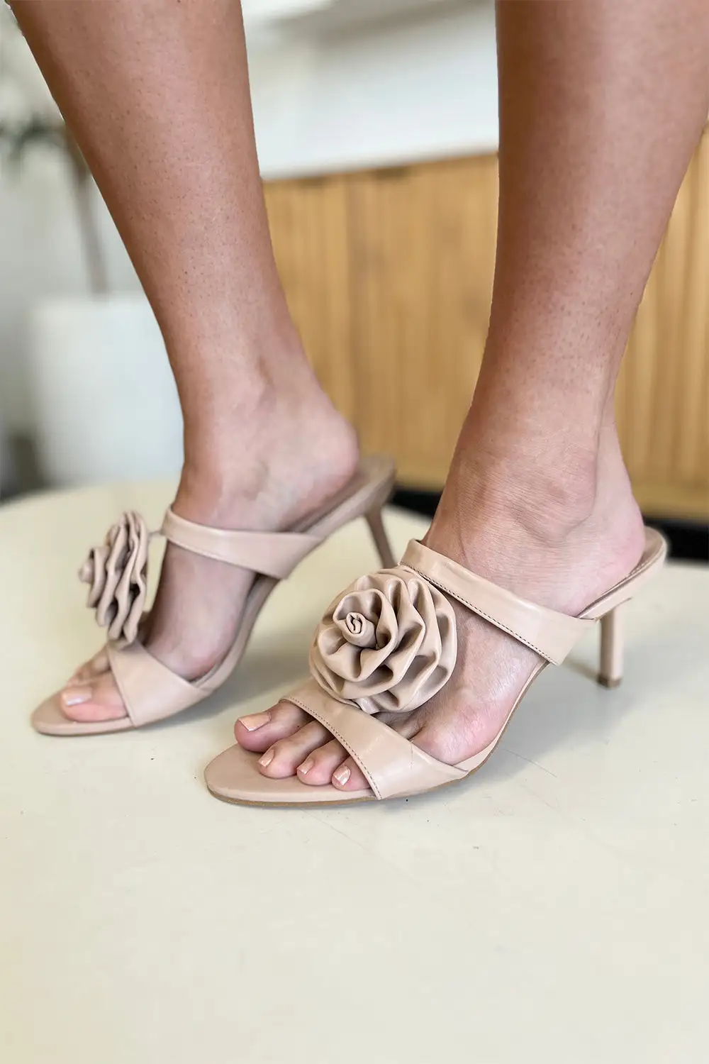 Flower Heels Sandals