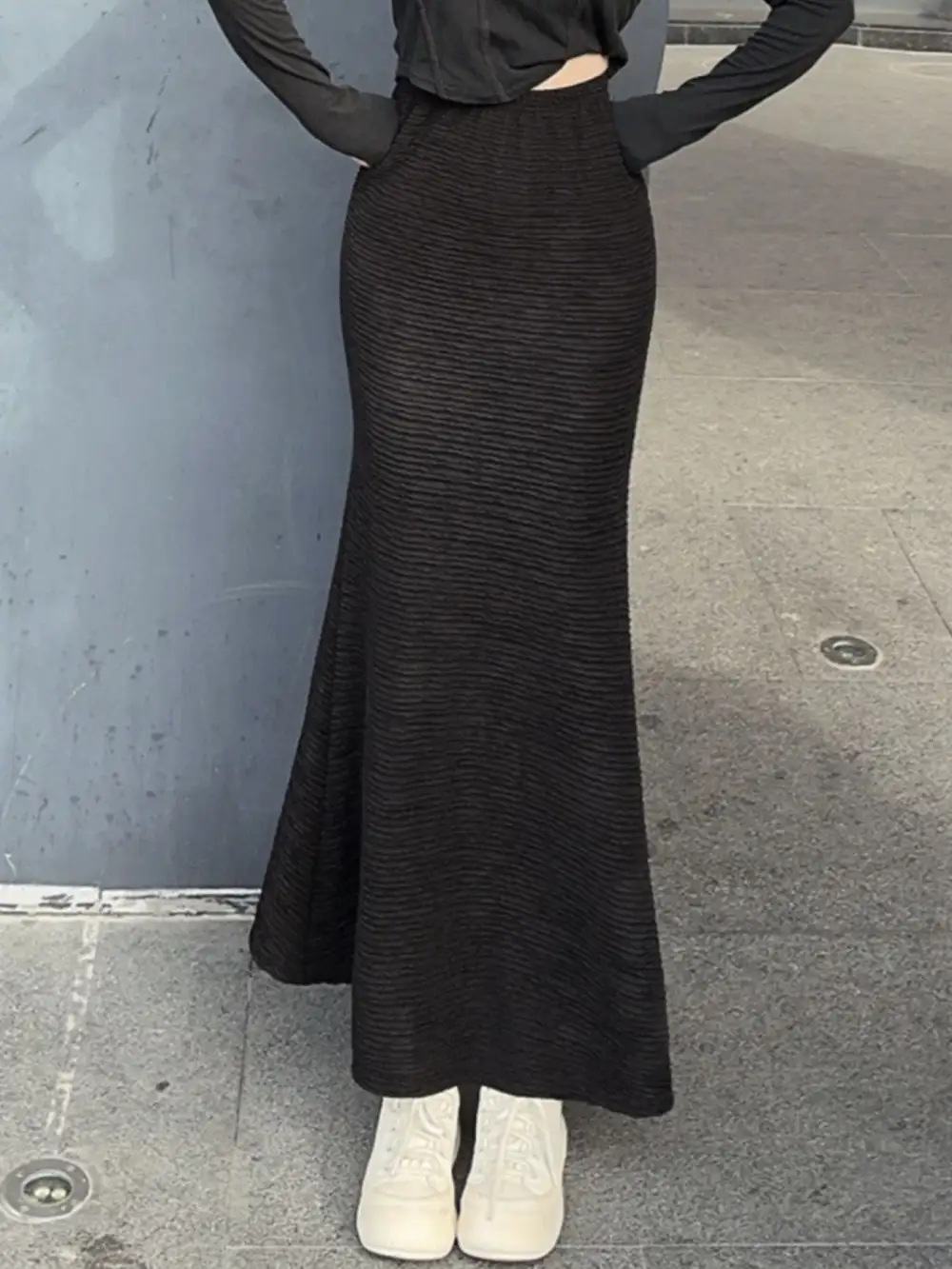 Knit Textured Skirt
