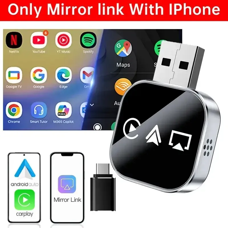 3-in-1 Wireless CarPlay Adapter