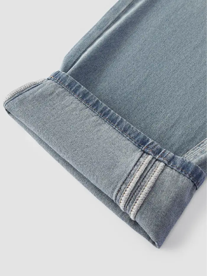 Men's Relaxed Drawstring Denim Pants
