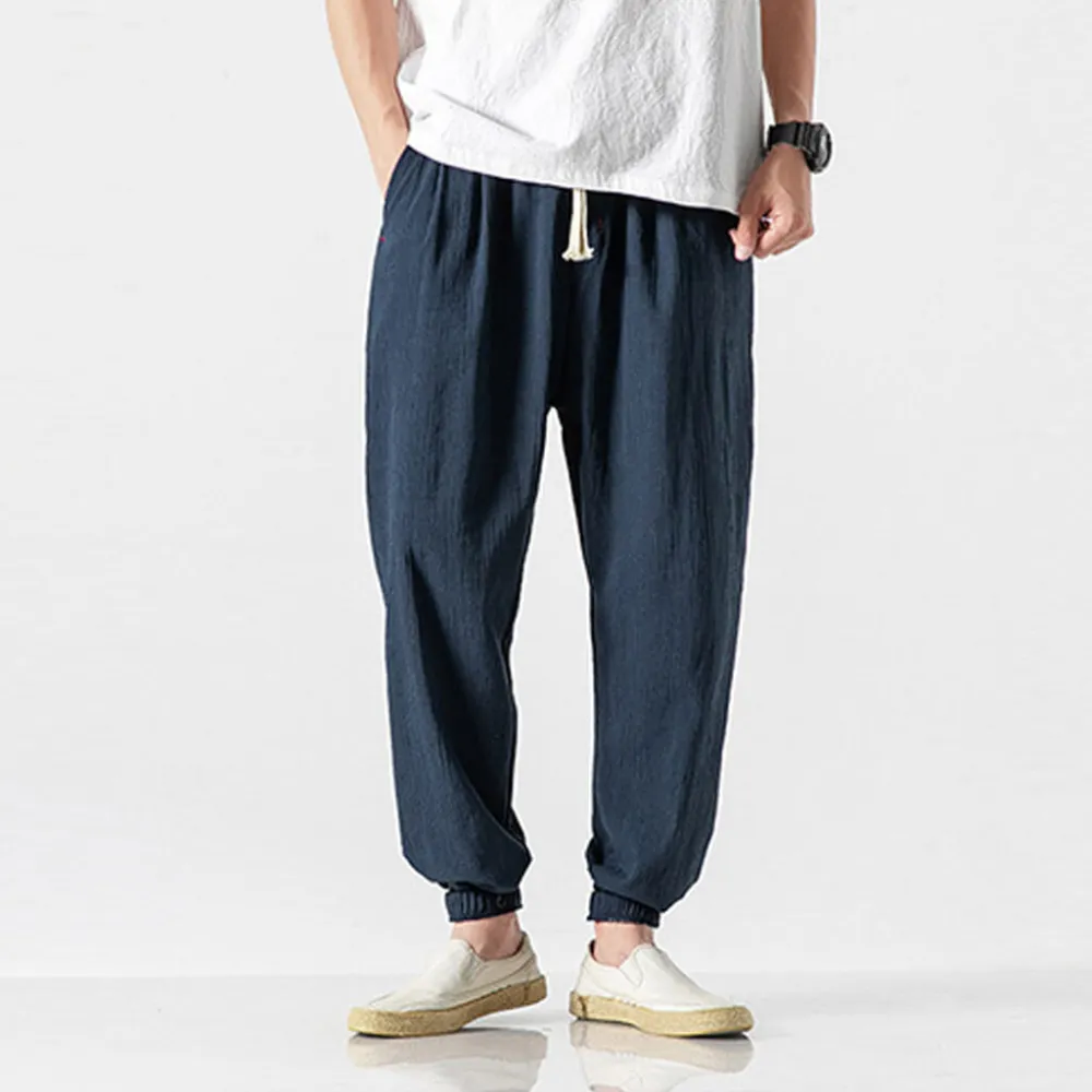 Lightweight Wide Harem Pants
