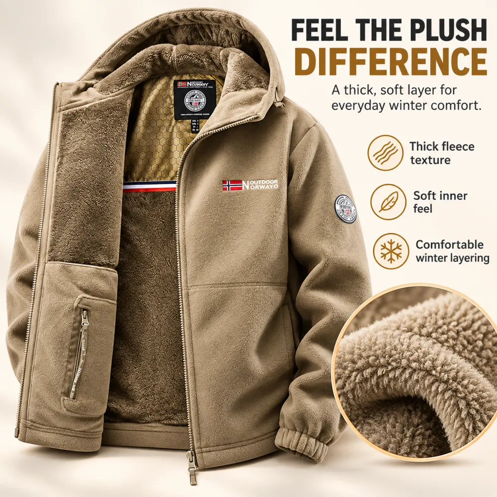 Fleece Graphene Thermal Winter Jacket for Men and Women