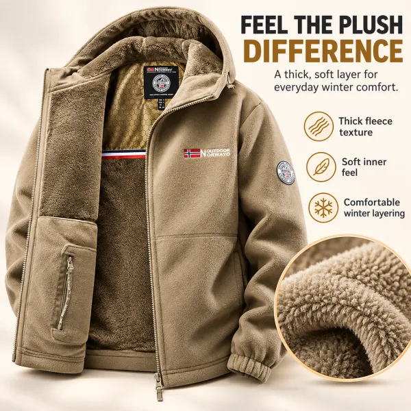 Fleece Graphene Thermal Winter Jacket for Men and Women