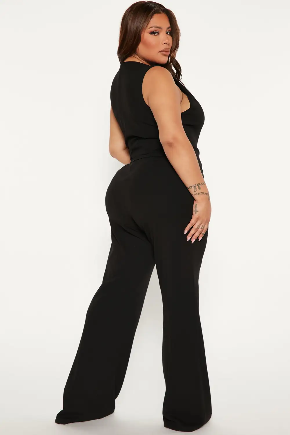 Chelsea Vest Pant Set - Black