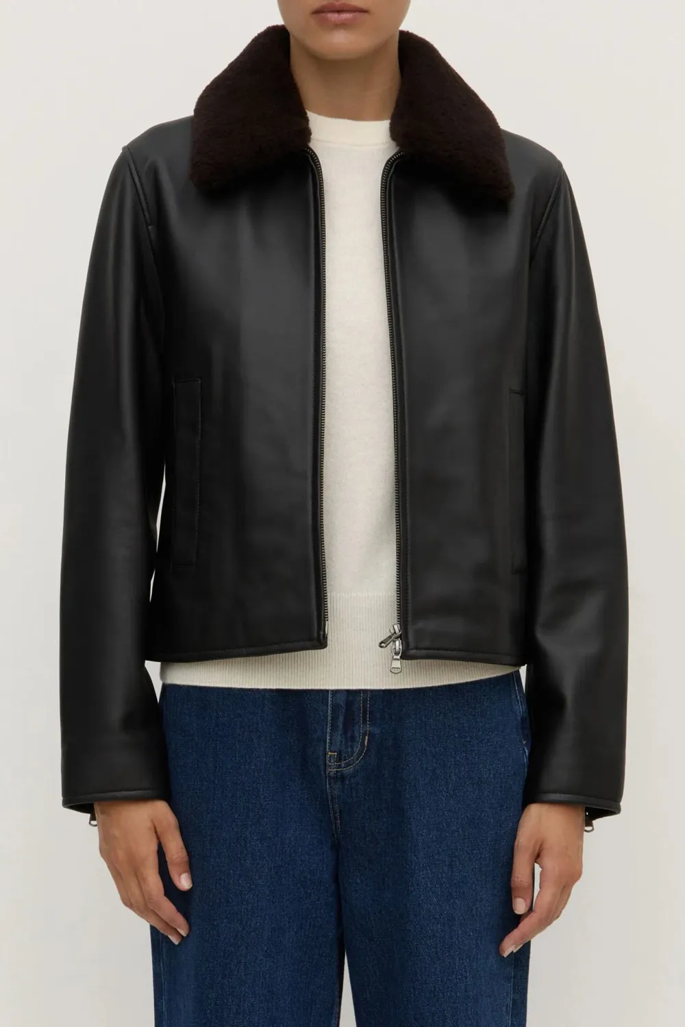 High Quality Lamb Leather Jacket