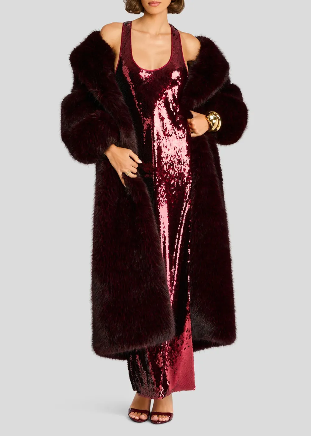 Sequin Tank Maxi Dress