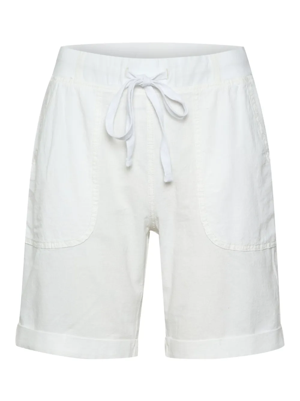 Naya Elastic Waist Cotton Shorts