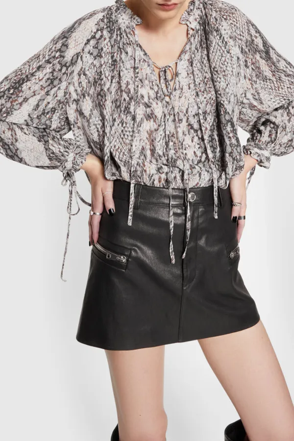 Fashion Snake Print Shirt