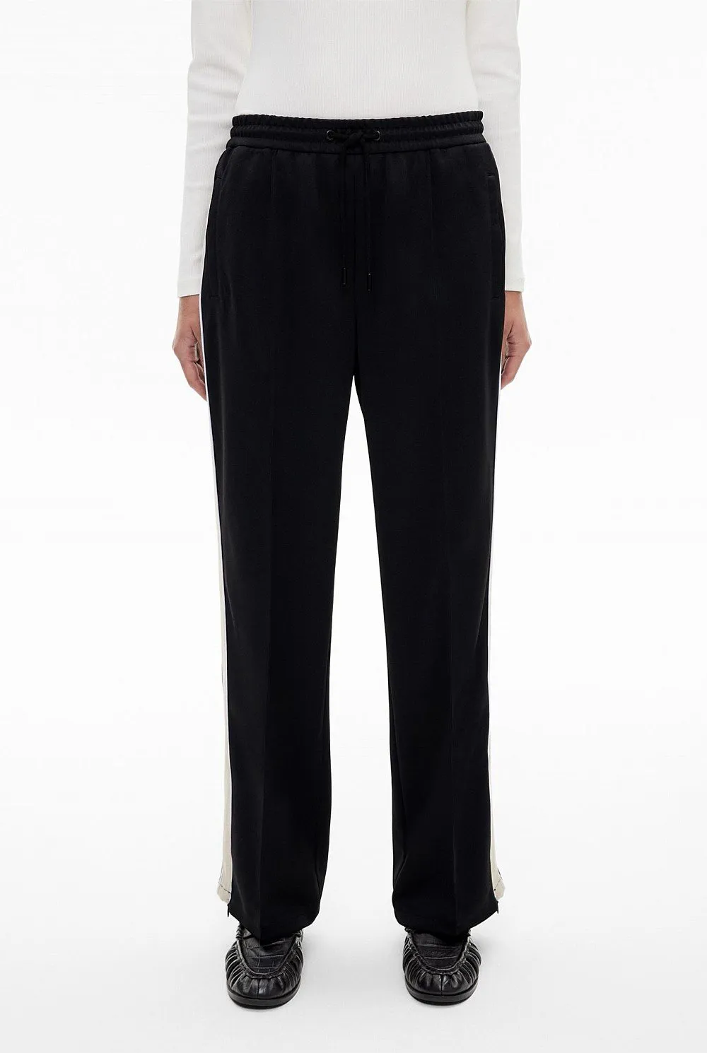 Contrast Color Striped Sweatpants