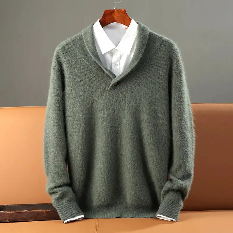 Cashmere Crewneck Knit Sweater