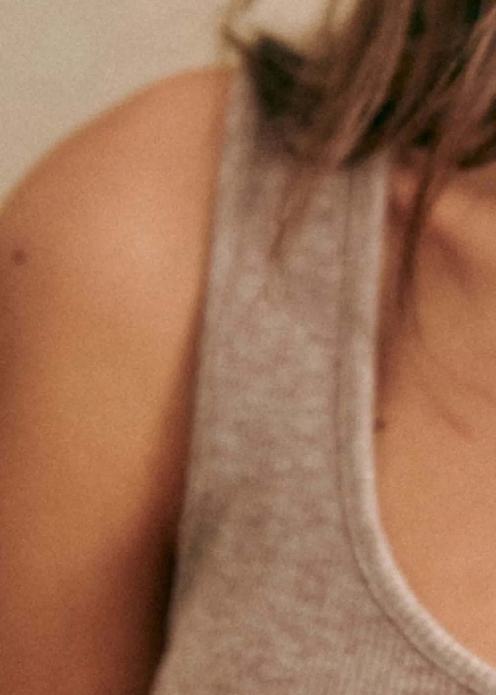 Solid Lyocell And Wool Vest