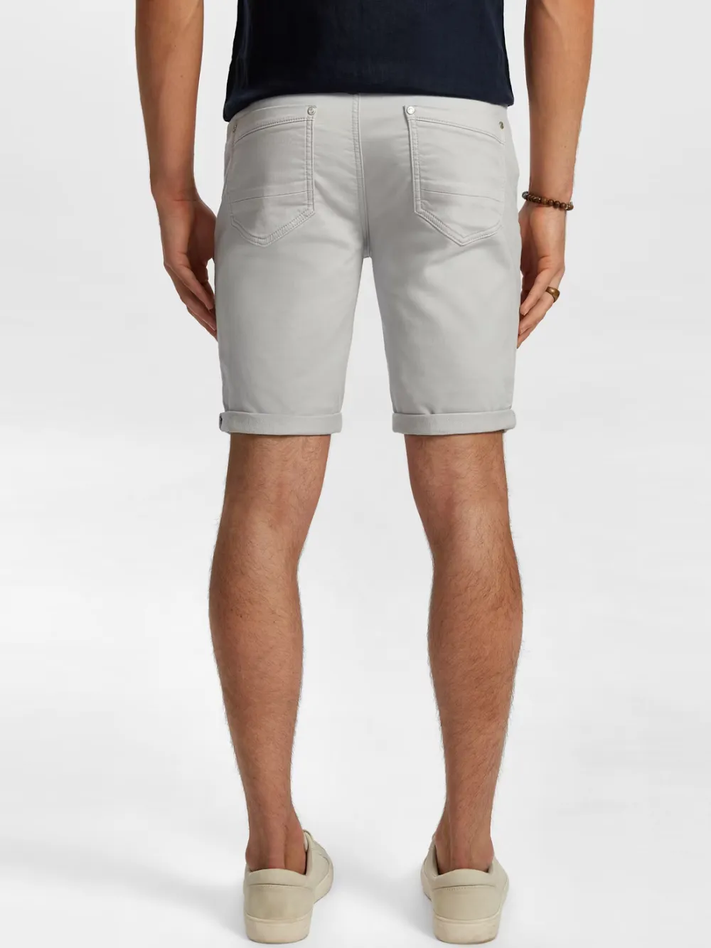 Ice Grey Style Denim Short