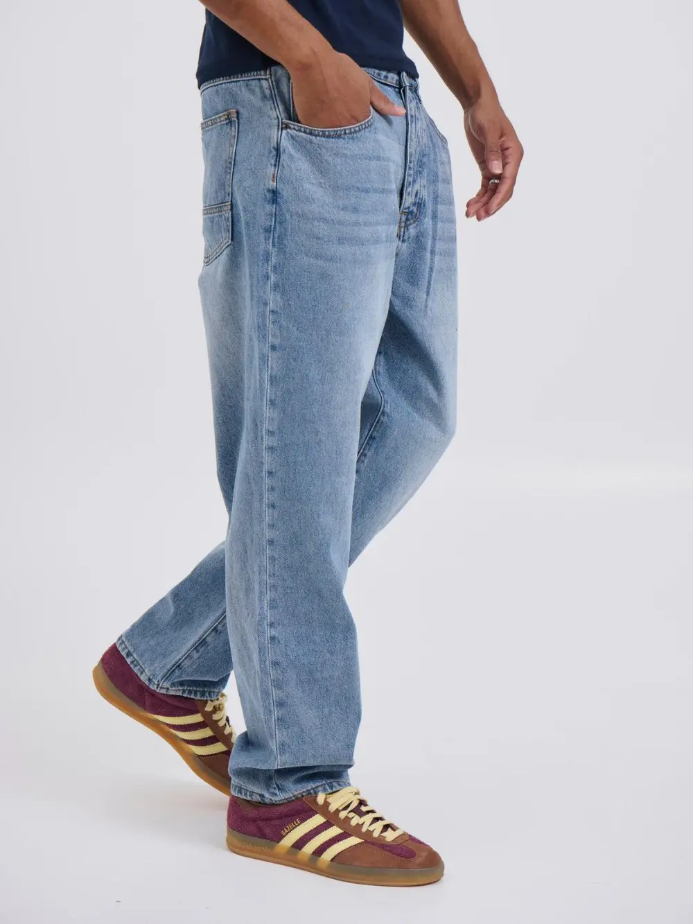 Simple And Soft Daily Calssic Blue Denim