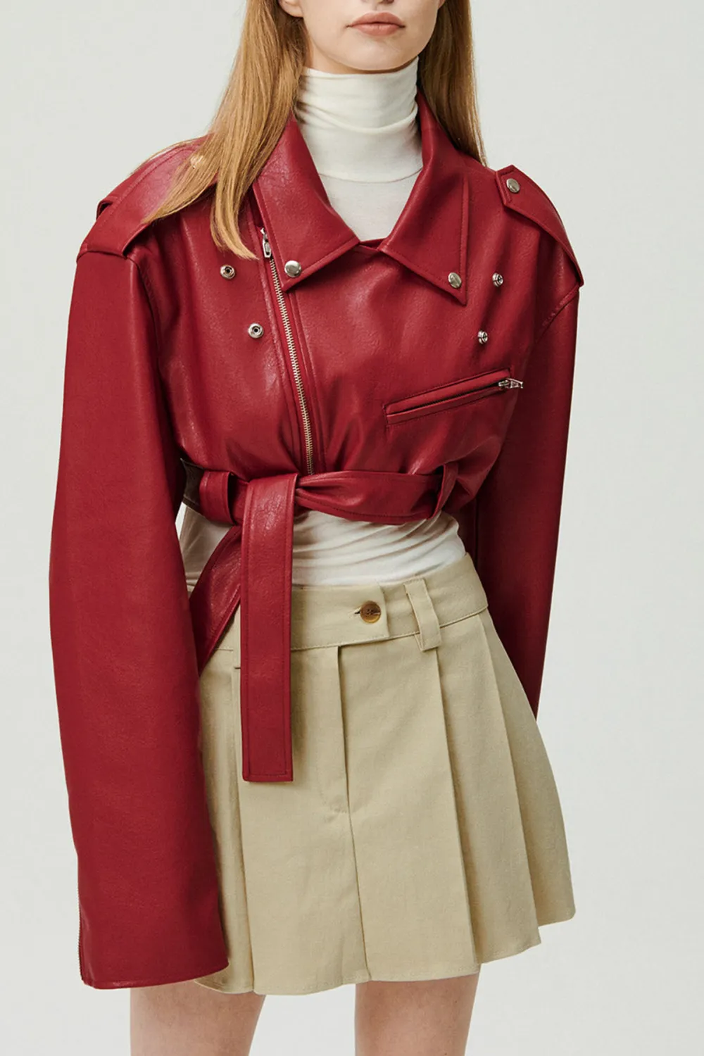 Emma Cropped Rider Jacket