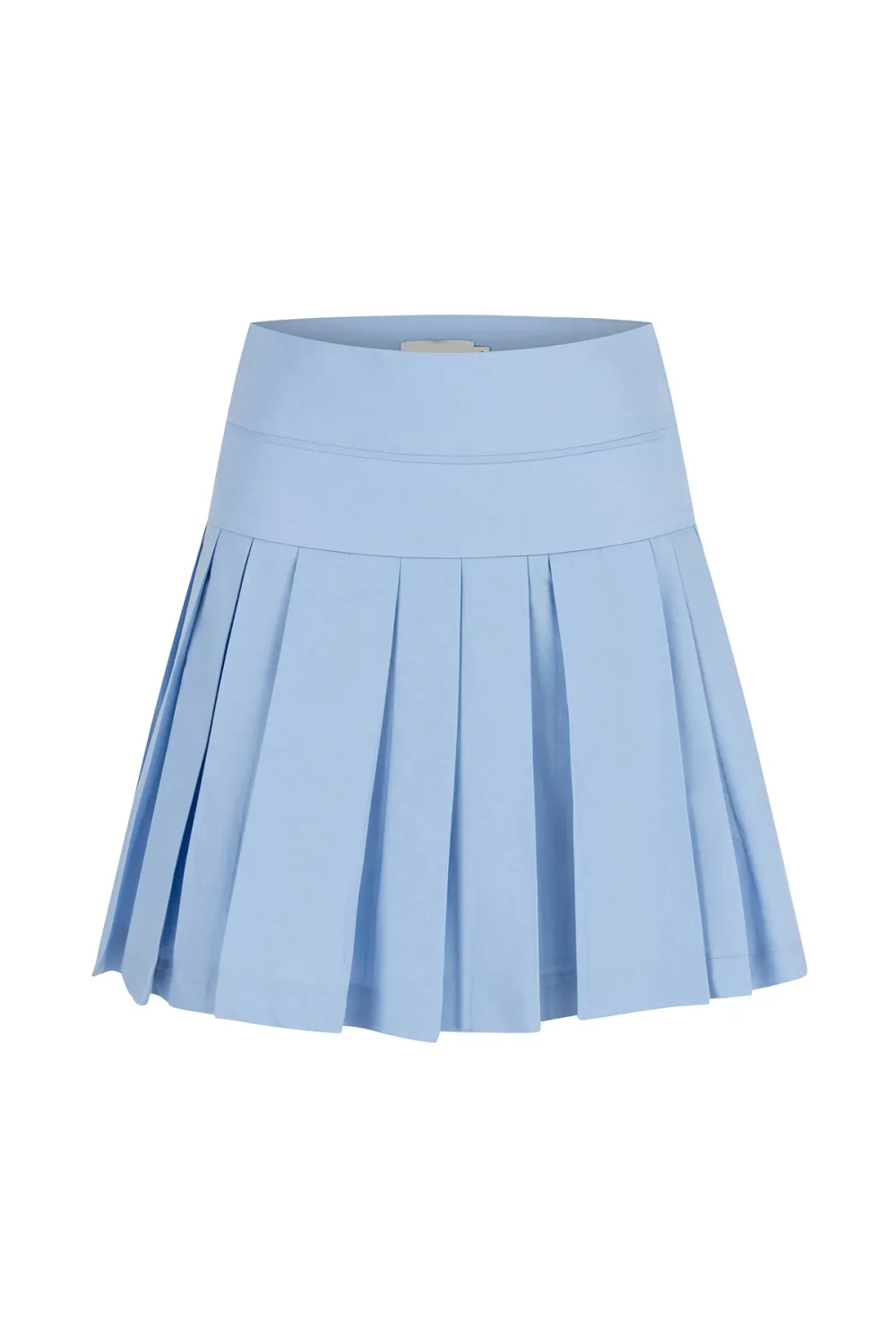Pleated Skirt-White