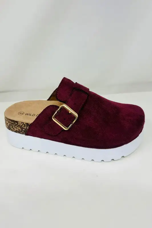 Suede Platform Shoes
