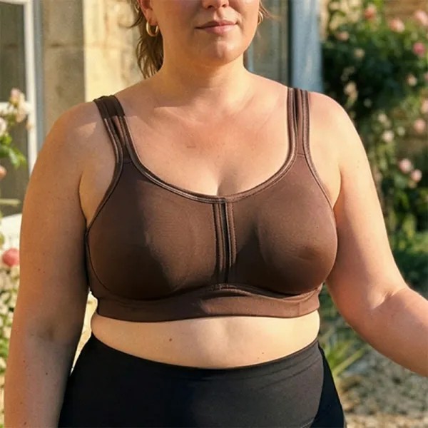Scoop Neck Wide Strap Wireless Bra