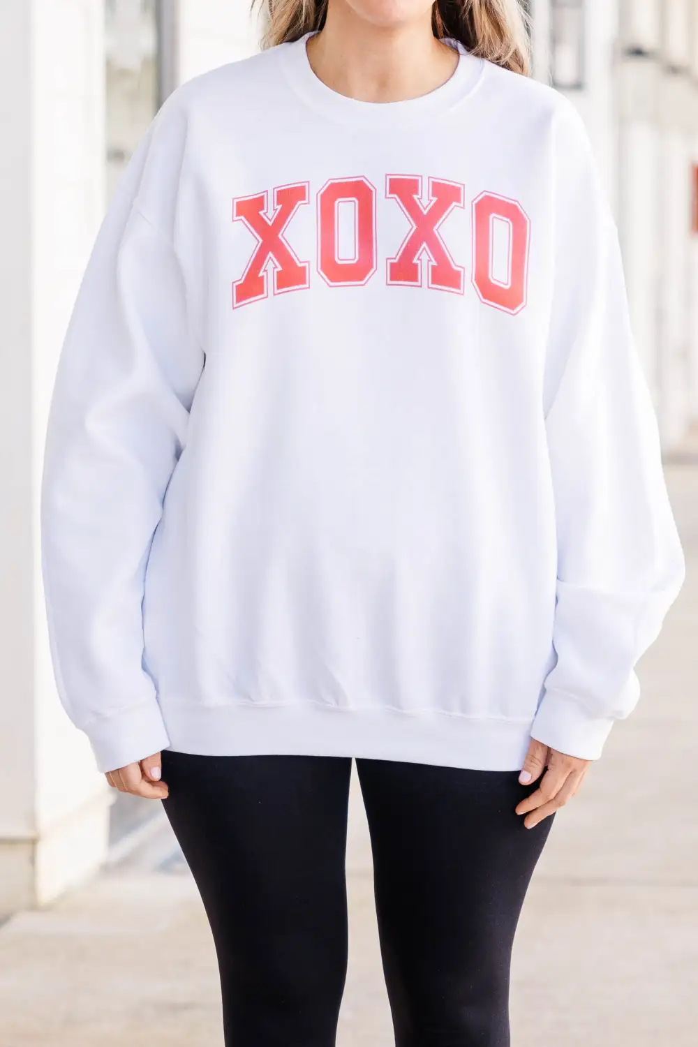 XOXO Sweatshirt, White