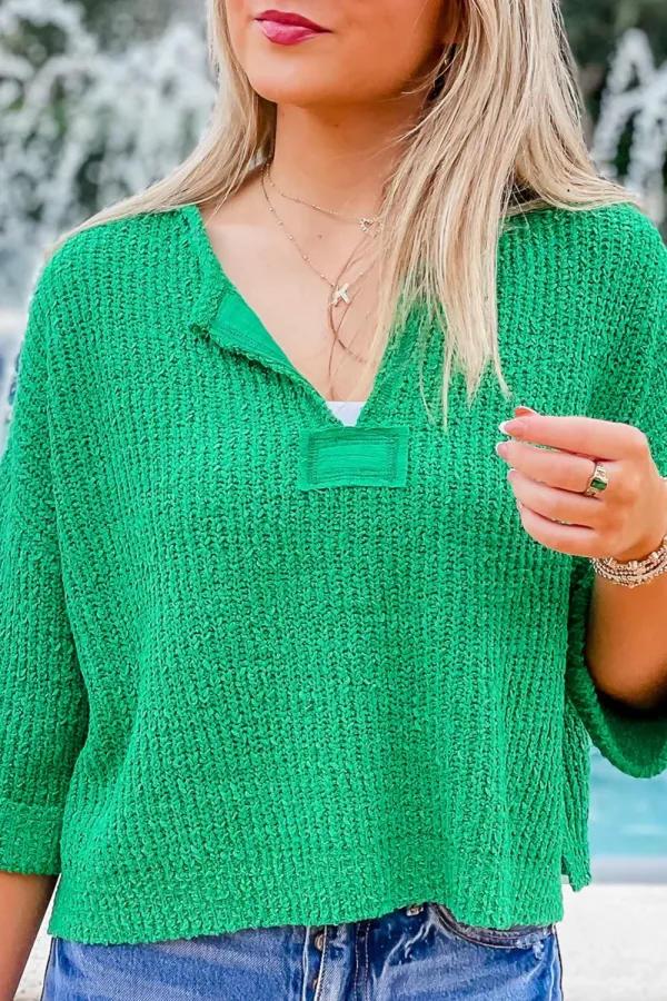 Green Dazzling Sweater