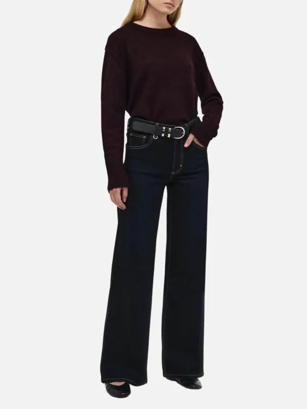 A-Line Wide Leg Jeans