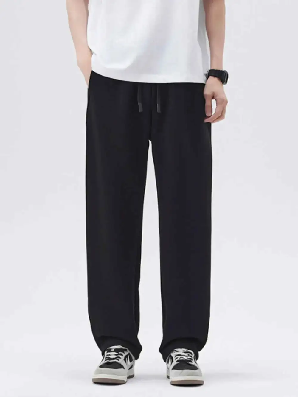 Everyday Casual Loose-Fit Drawstring Pants