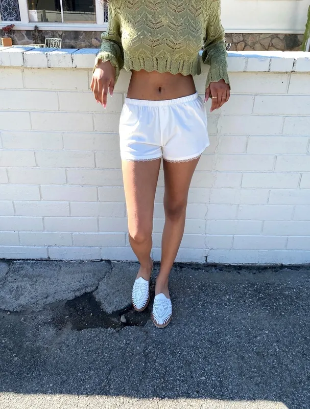 Lace Detail Shorts