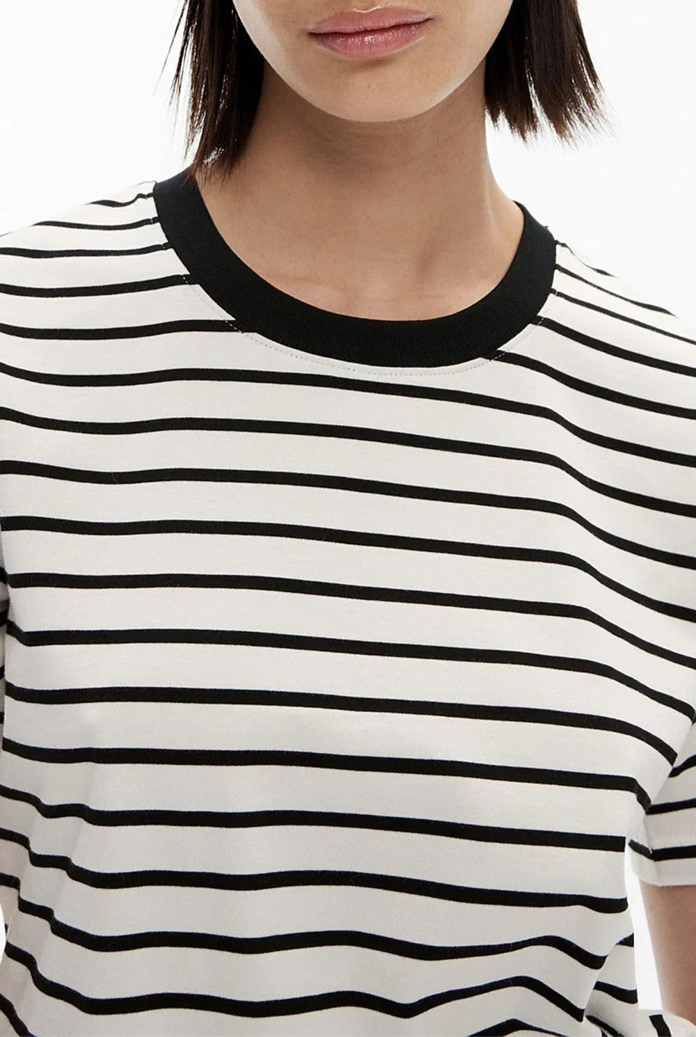 Striped Round-Neck T-Shirt