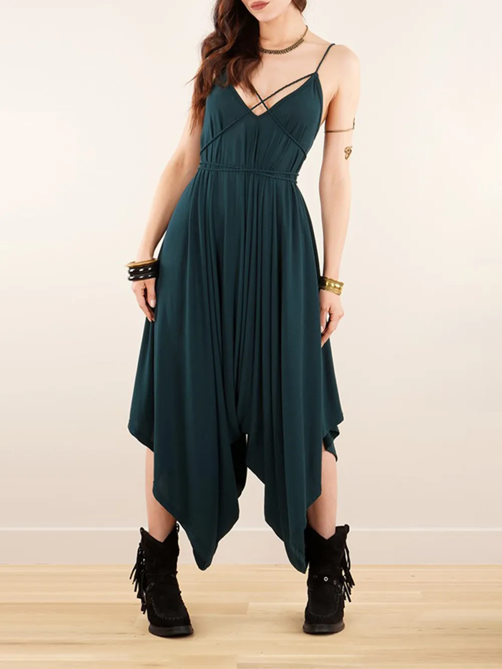 Loose And Reversible Strappy Jumpsuit