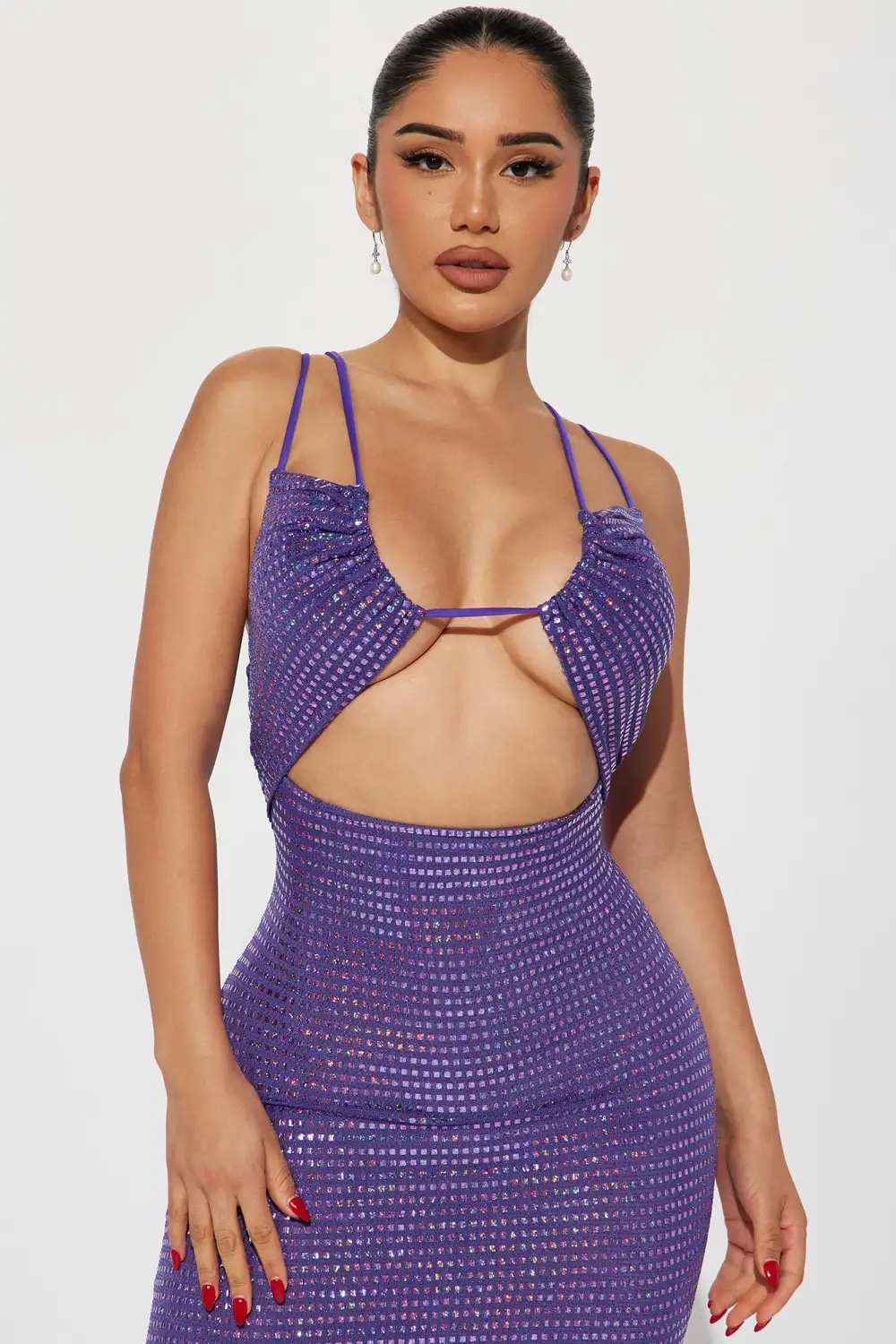 Tesoro Maxi Dress - Purple