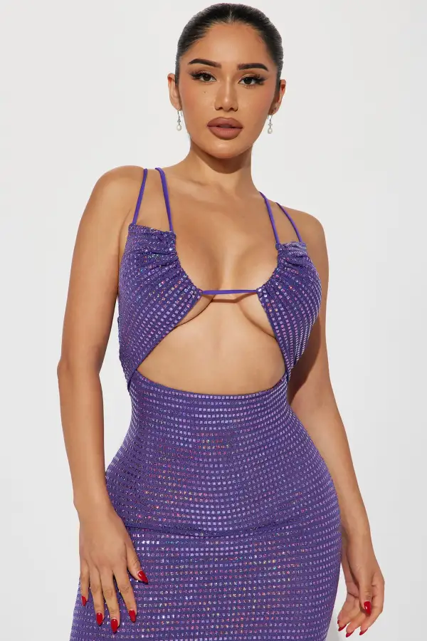 Tesoro Maxi Dress - Purple