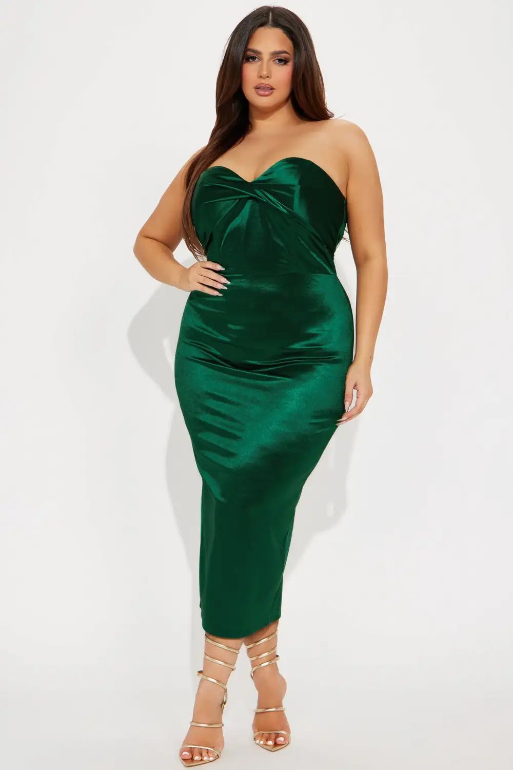 Missy Midi Dress - Emerald