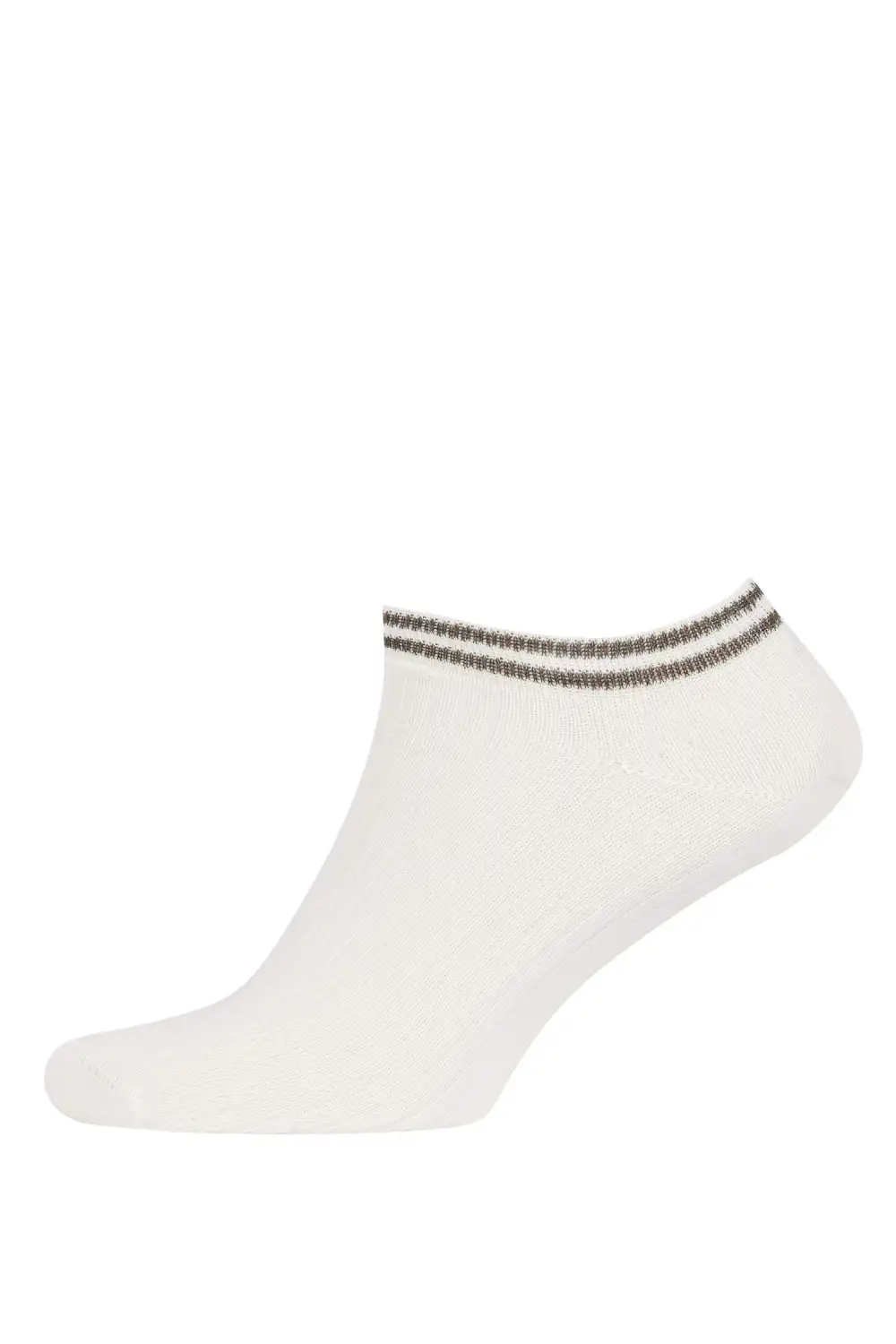 Striped Moisture-Wicking Ladies' Ankle Socks
