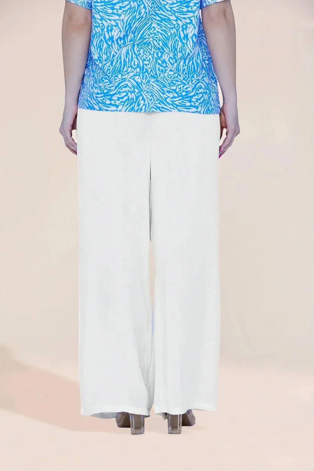 Soft Elastic Waist Women's Trousers