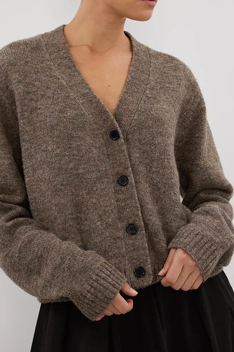 MARLE KNIT CARDIGAN