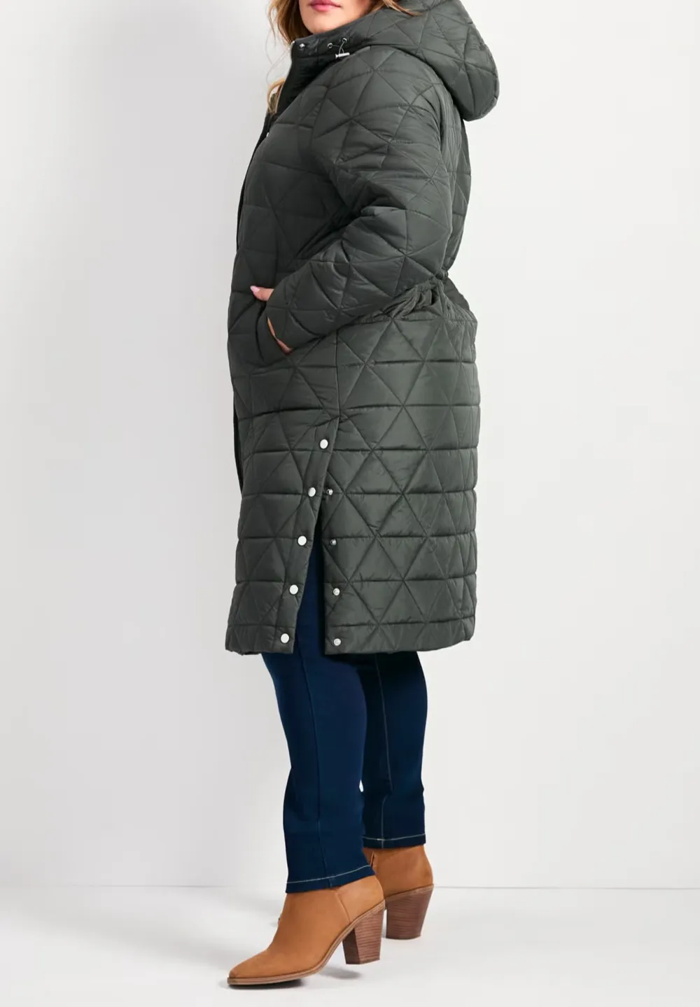 Side Slit Down Jacket