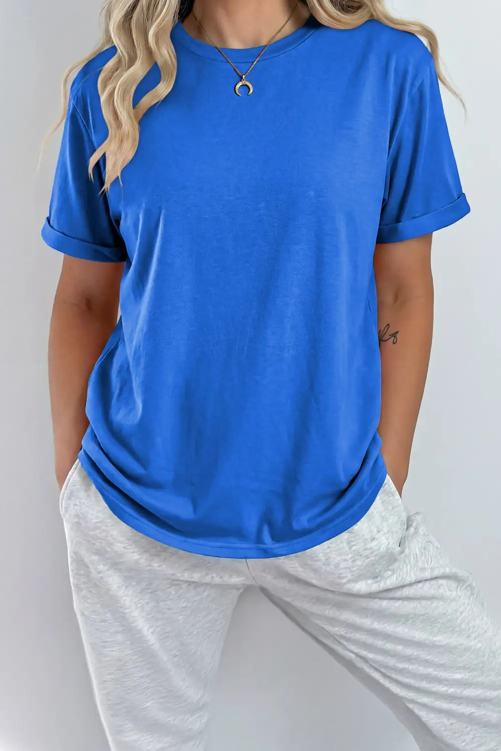 Airy Stripe Casual Tee