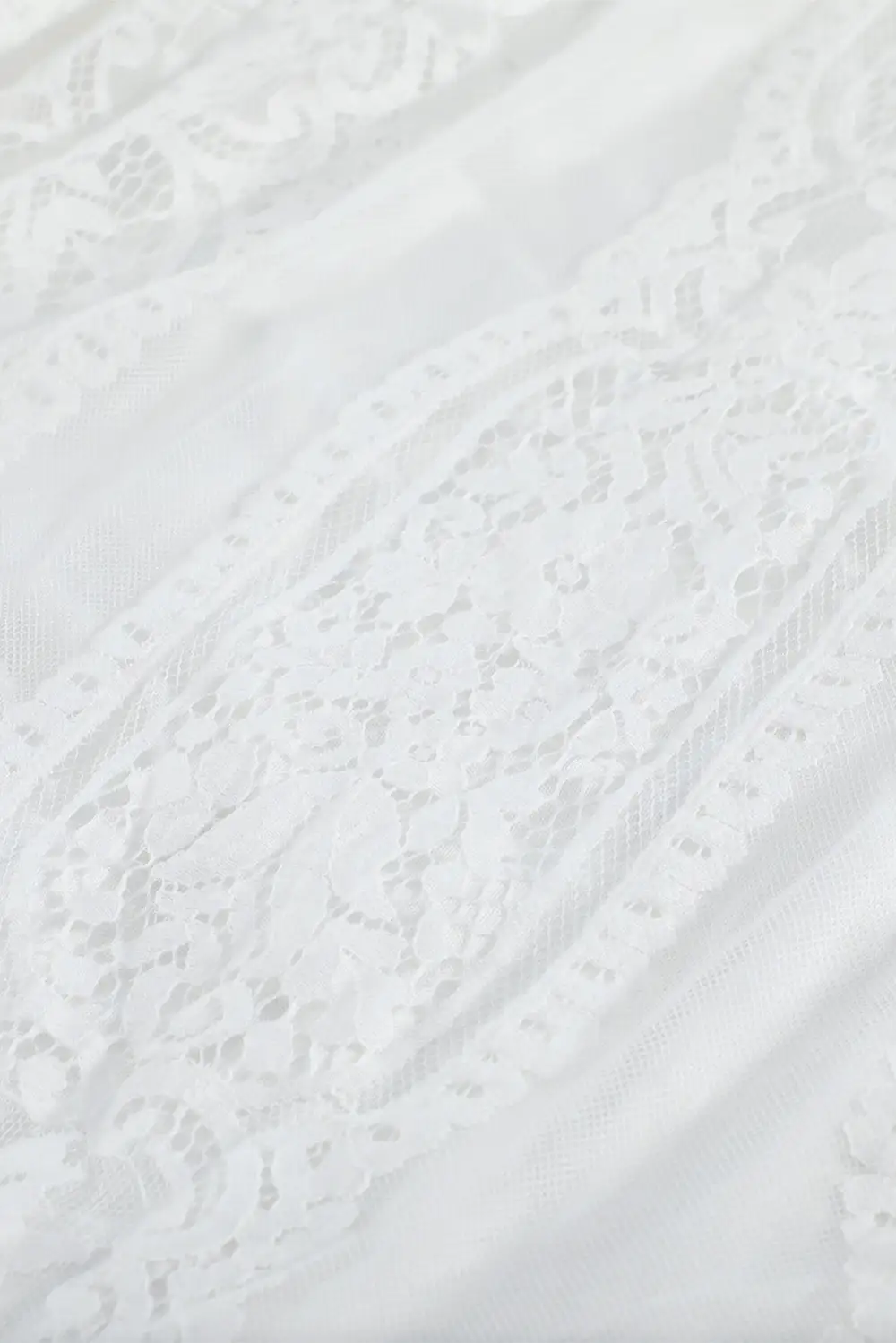 V-Neck Lace Maxi Dress