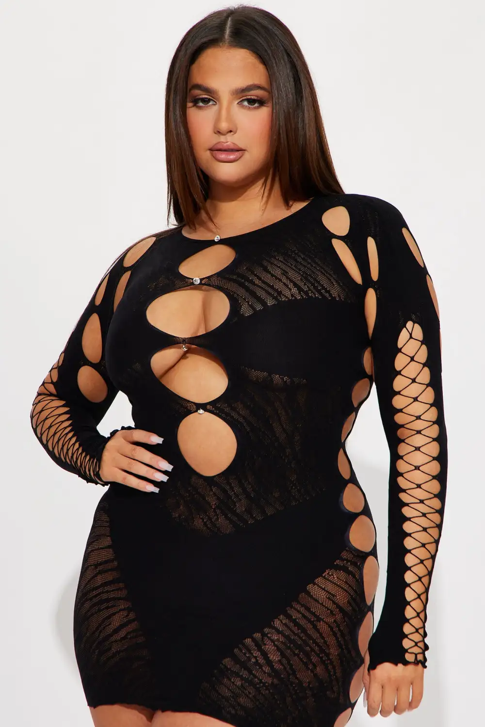 So Seamless Mini Dress - Black