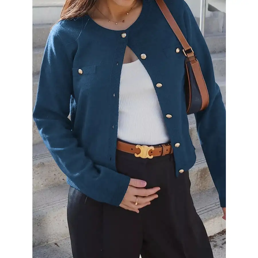 Classic Button Down Knit Cardigan