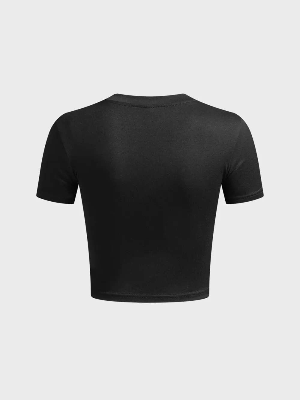 Y2K White Basic Top T-Shirt