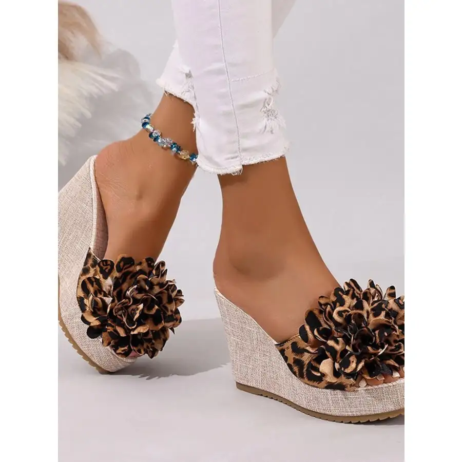 Everyday Open Toe Platform Wedge Sandals