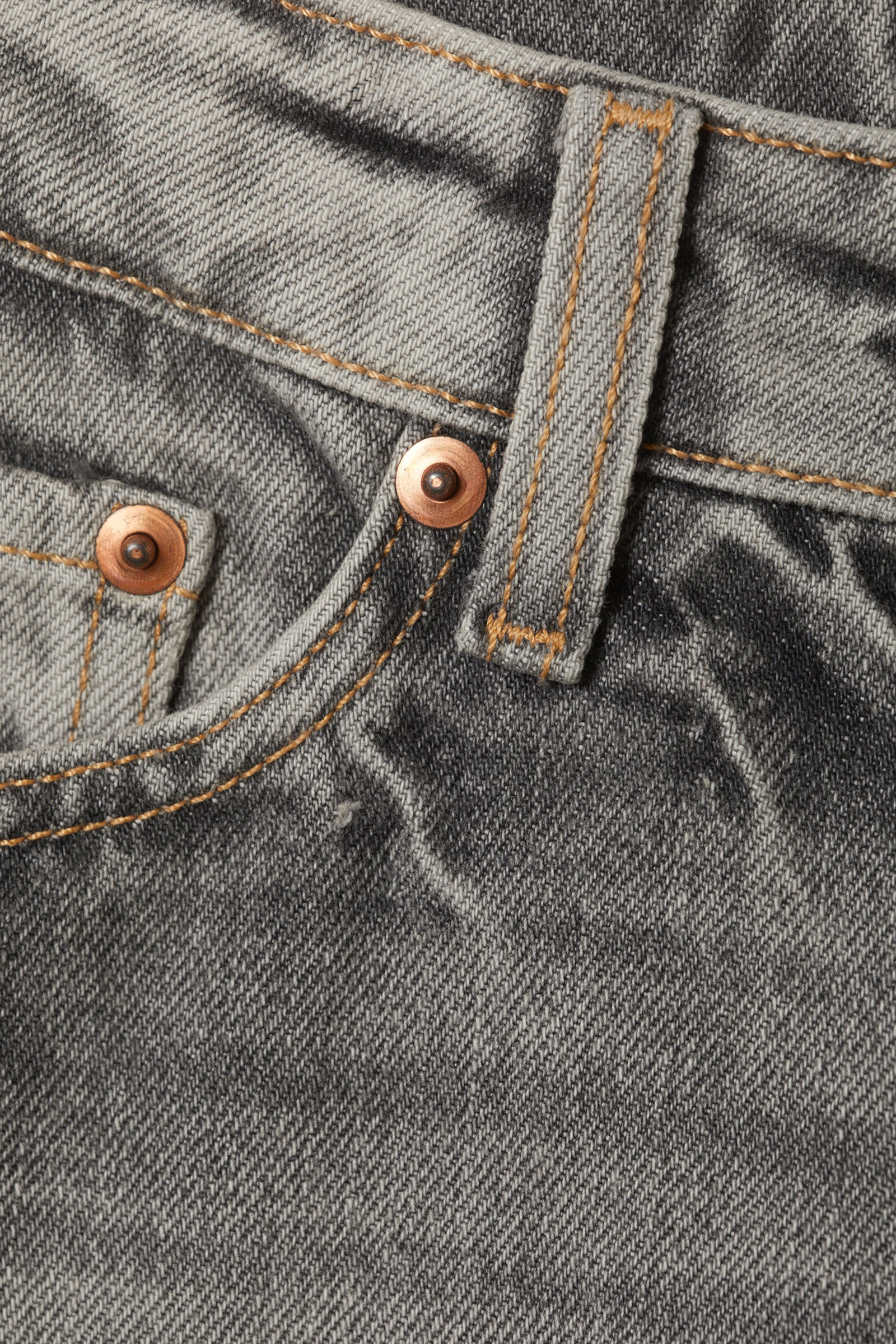 Button Up Wide Leg Jeans