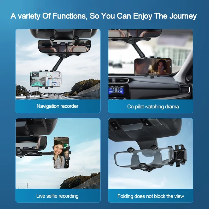Multi functional mobile phone holder for cars
