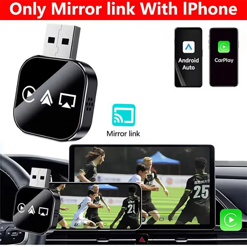 3-in-1 Wireless CarPlay Adapter