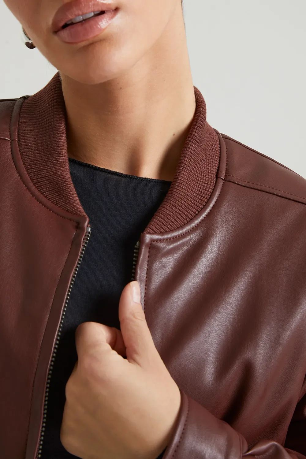 Fashionable Layered Loose Maple Leaf Jacket
