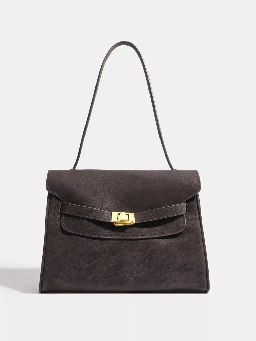 Buckle Closure Shoulder Bag