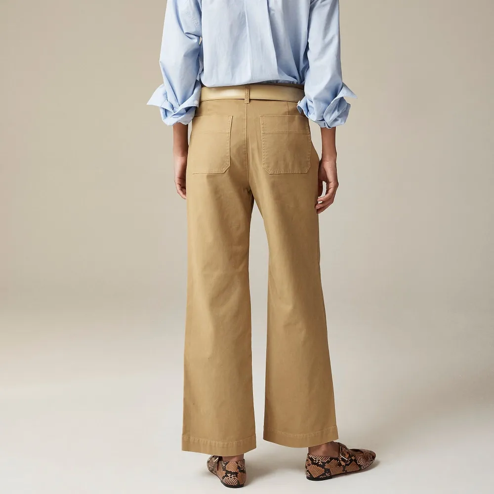 Sailor Slim Wide-Leg Chino Pants