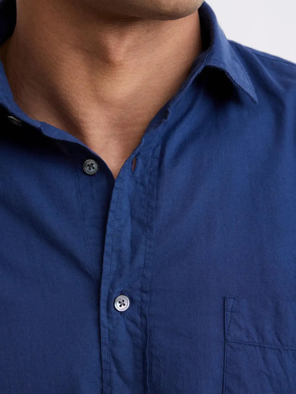 Casual Soft And Comfortable Navy Shirt